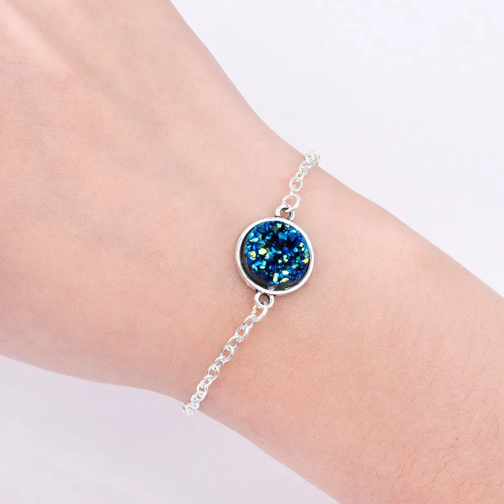 Druzy Pendant Bracelets