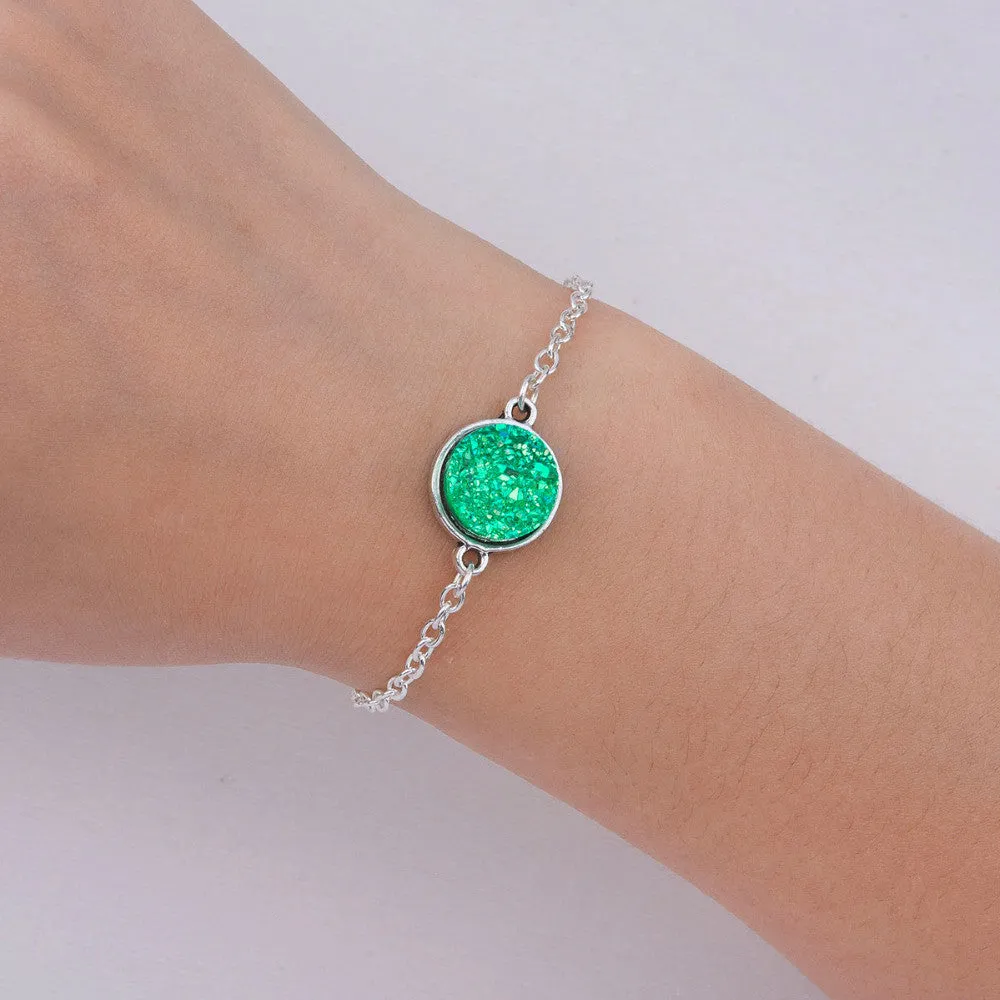 Druzy Pendant Bracelets