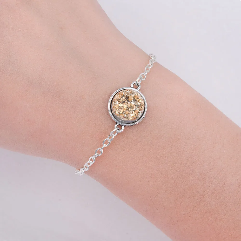 Druzy Pendant Bracelets