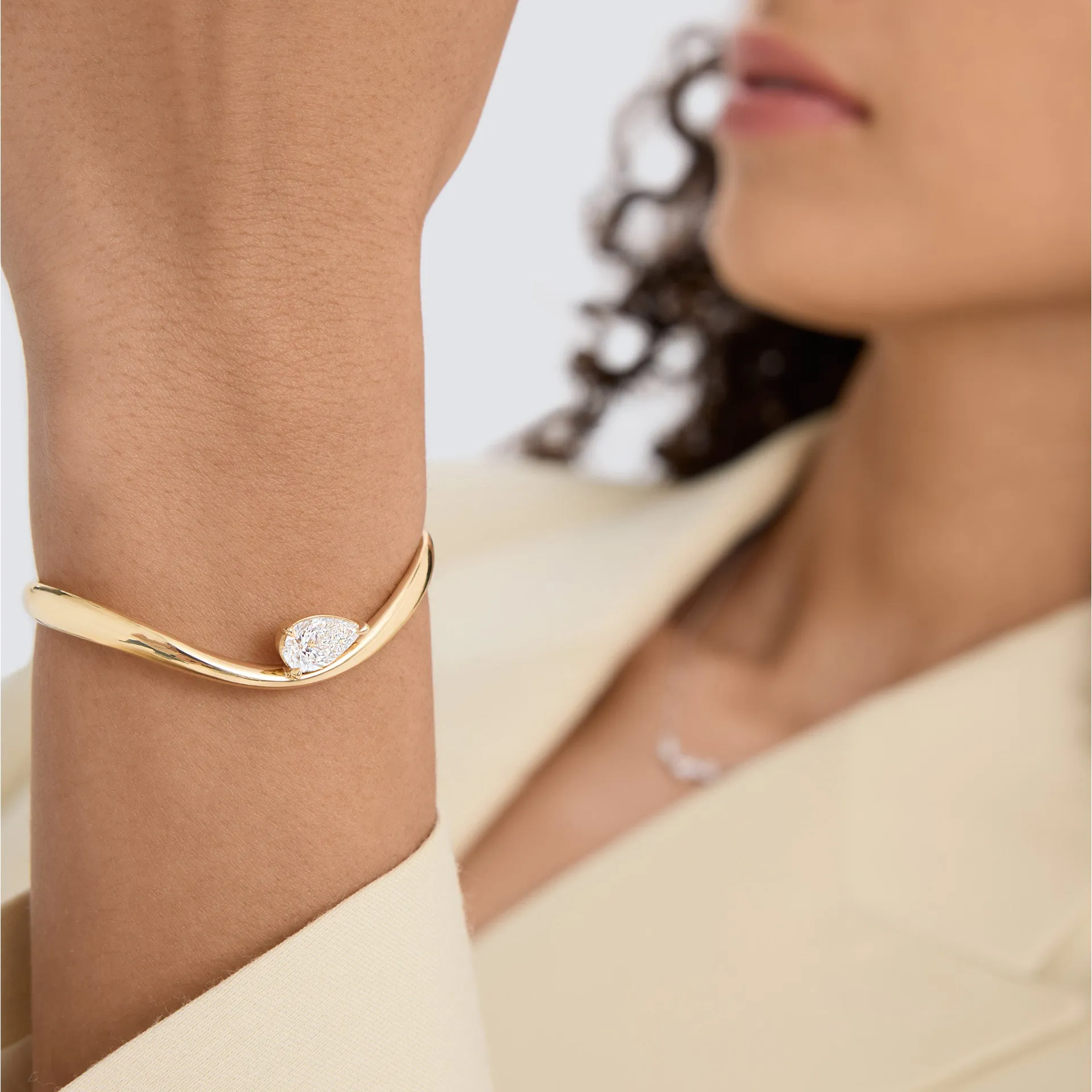 Eclipse Pear Bangle
