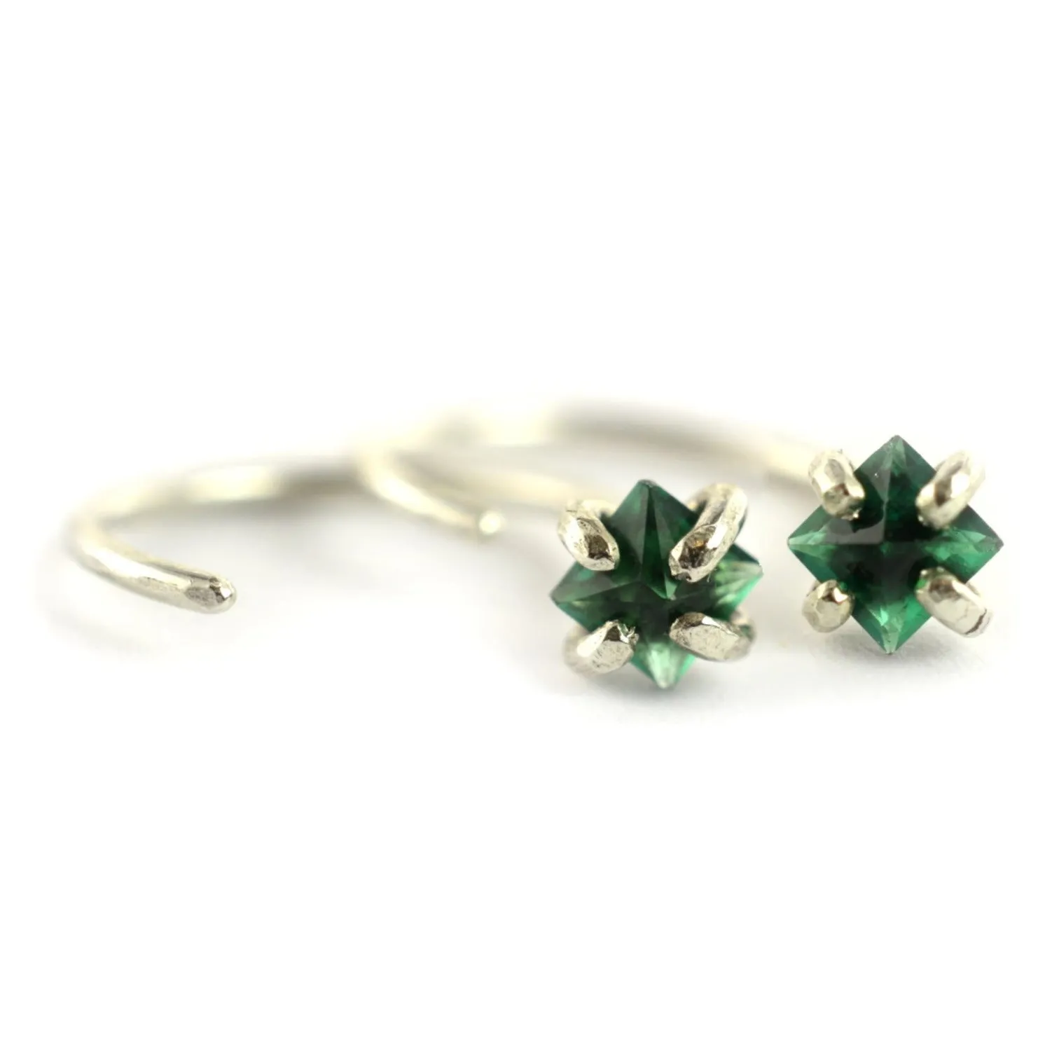Emerald Ear Huggers