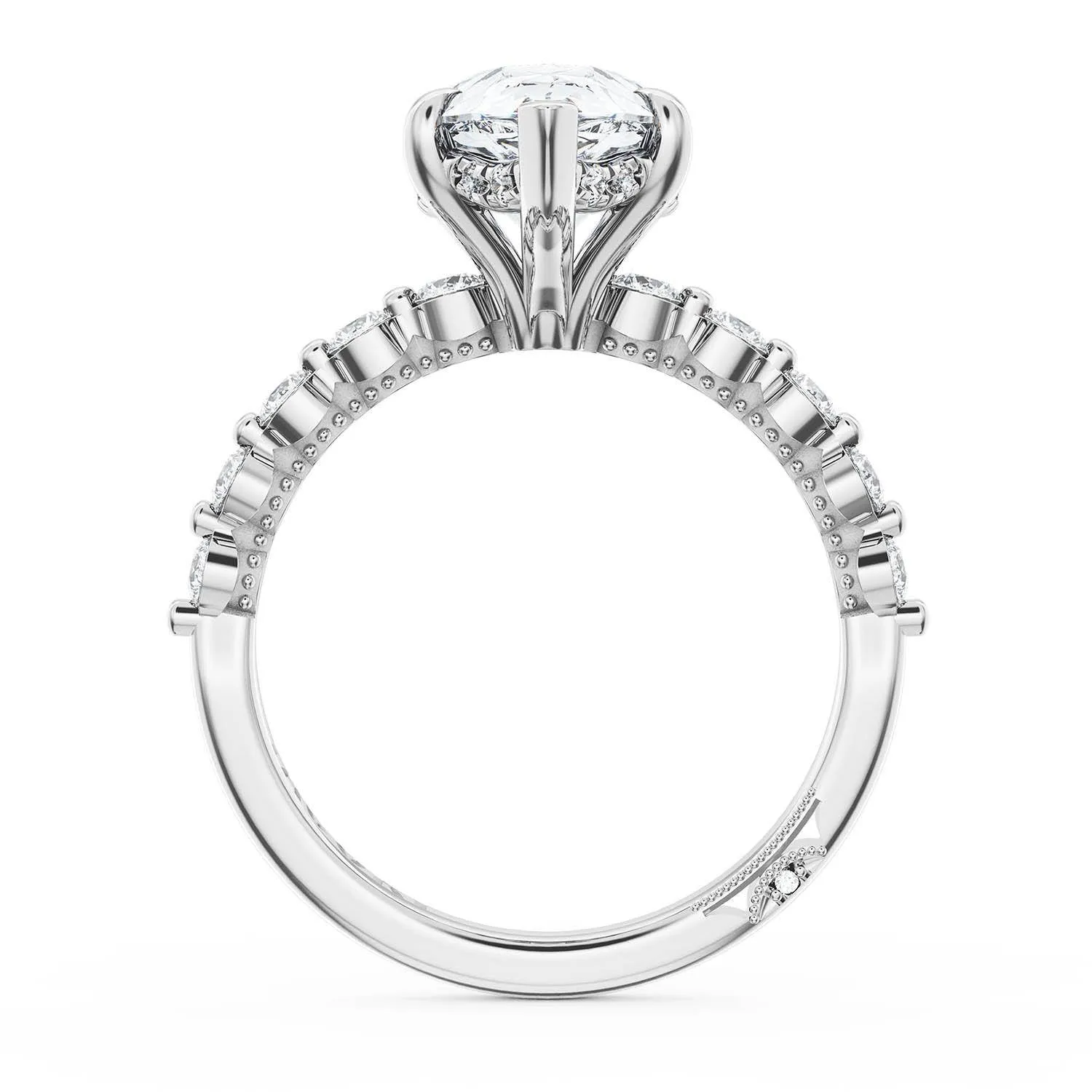 Emerald Solitaire Engagement Ring