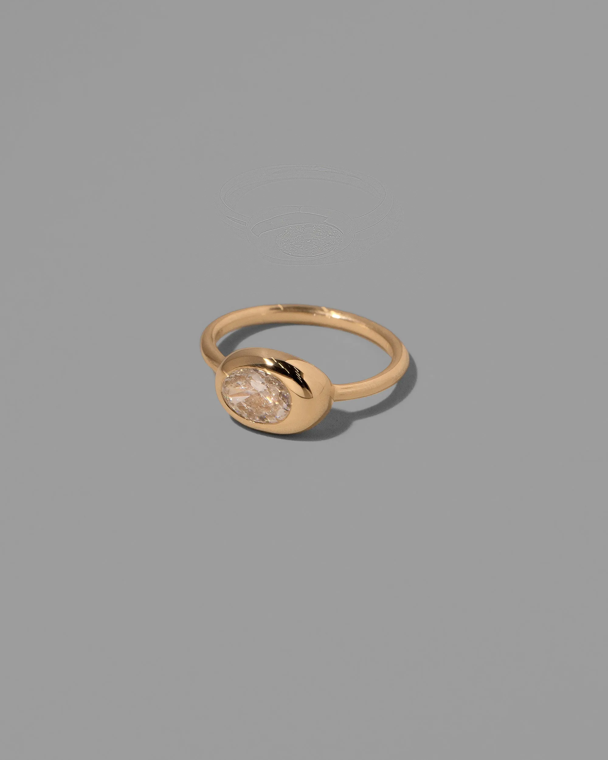 Equalize Ring - Oval Diamond