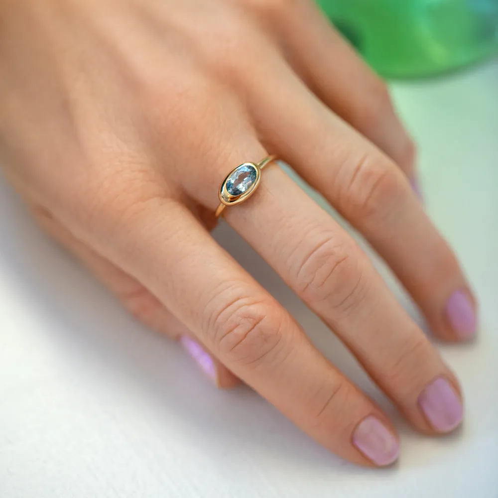 Equalize Ring - Oval Sapphire