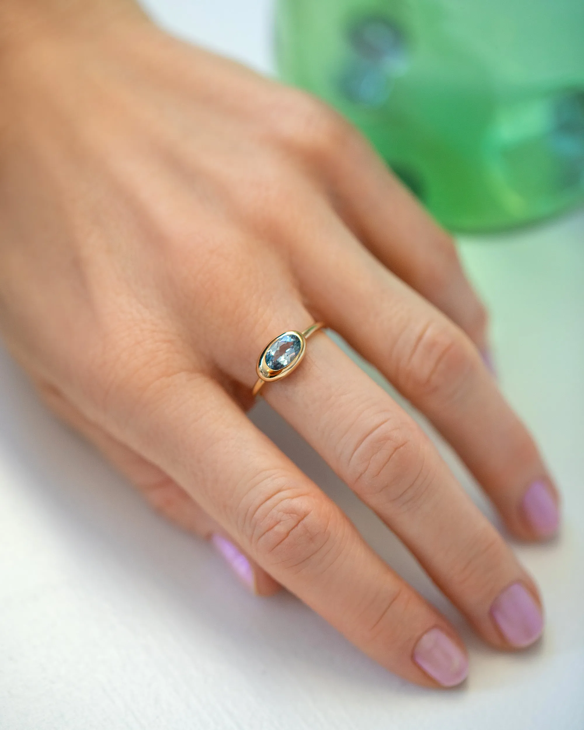 Equalize Ring - Oval Sapphire