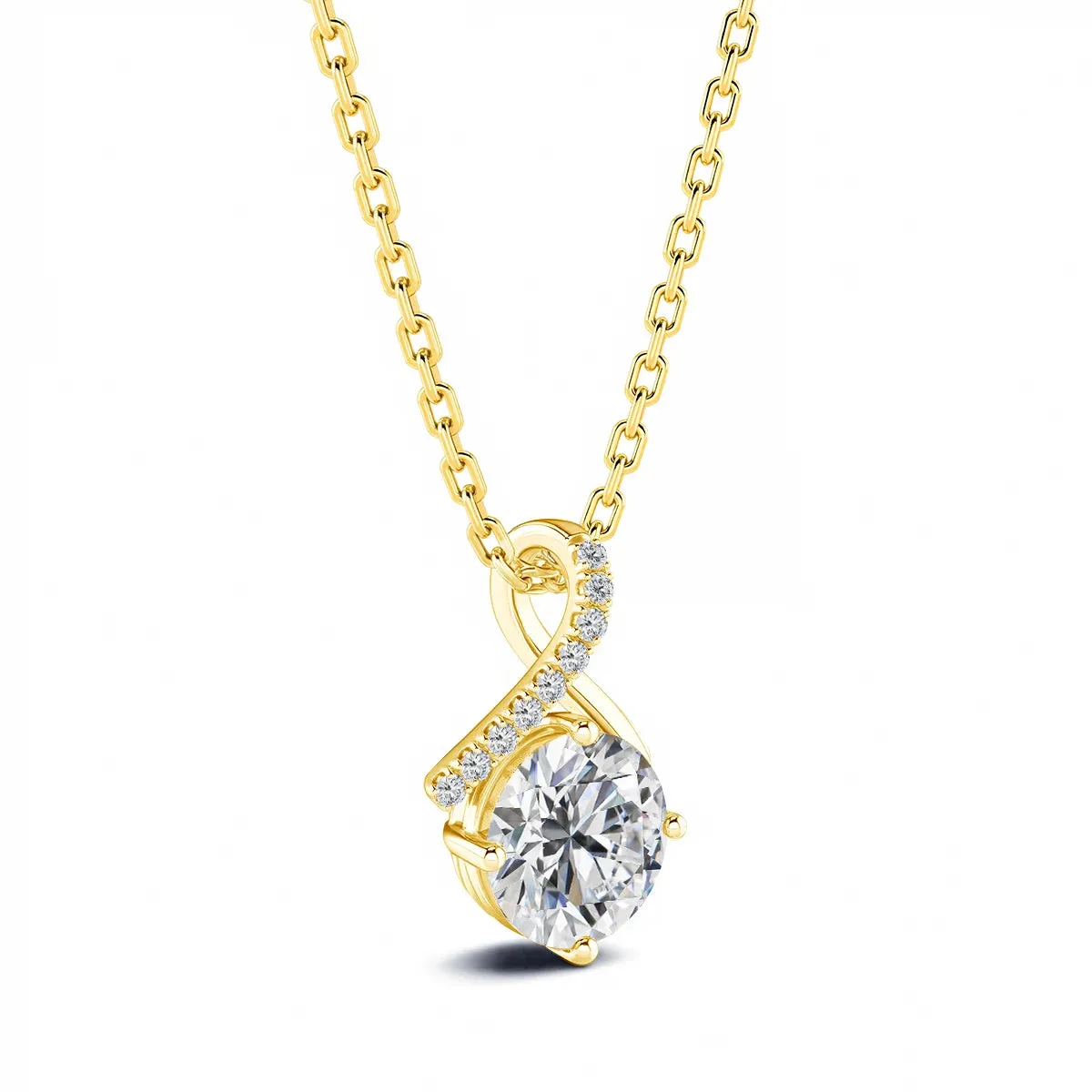 Expression Hassle-free returns The Love Pendant Gold Ultimate Celestial Tears: Futuristic Moissanite - of 14K