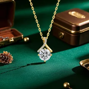 Expression Hassle-free returns The Love Pendant Gold Ultimate Celestial Tears: Futuristic Moissanite - of 14K