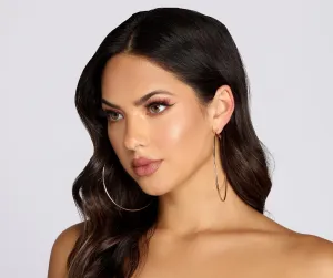 Extra Large Sleek Hoops