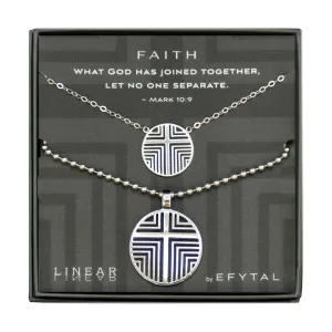 faith 18mm & 25mm necklace set • mark 10:9