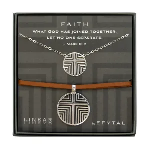 faith 18mm & 25mm necklace set • mark 10:9
