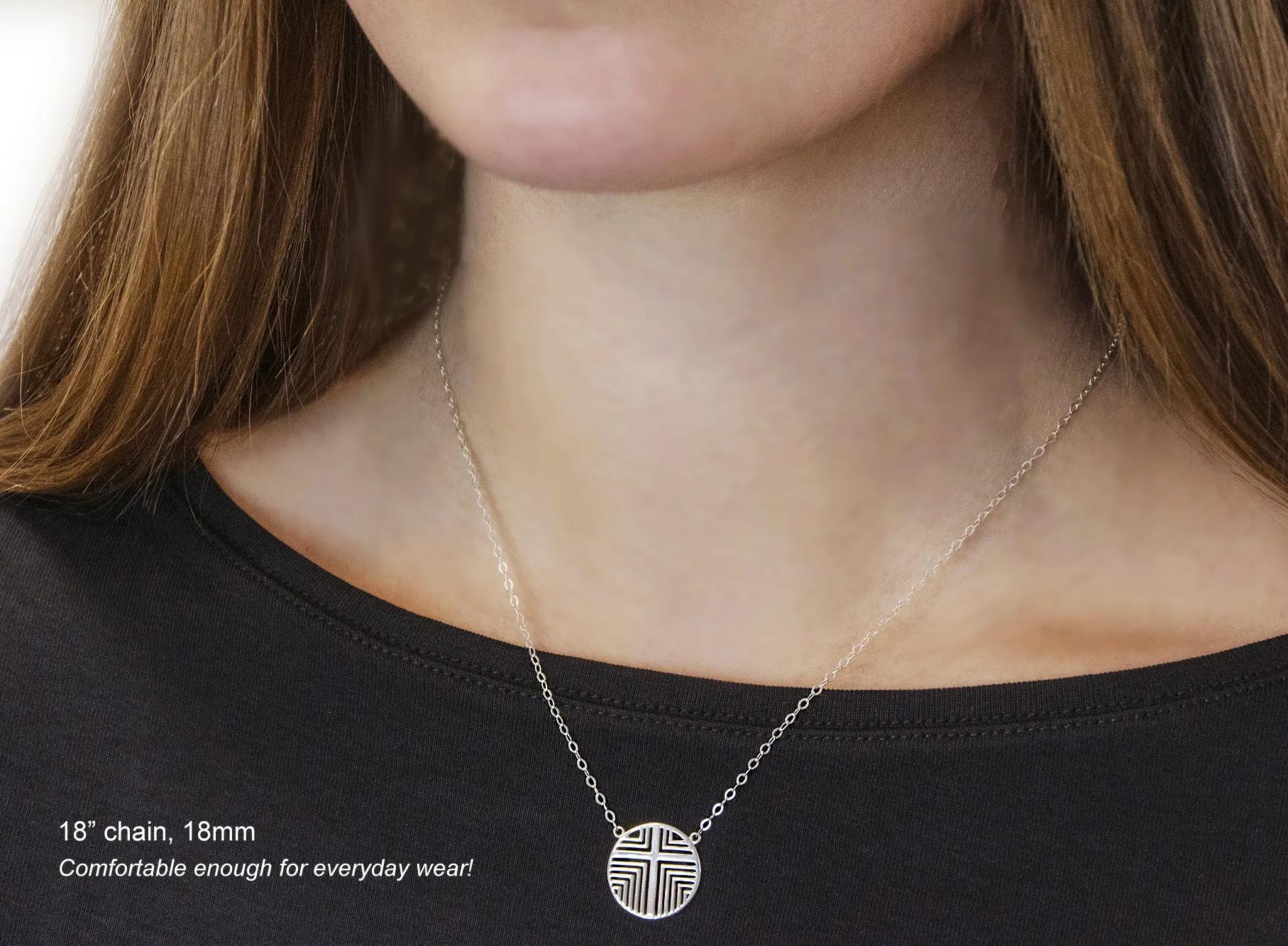 faith 18mm necklace • God knows