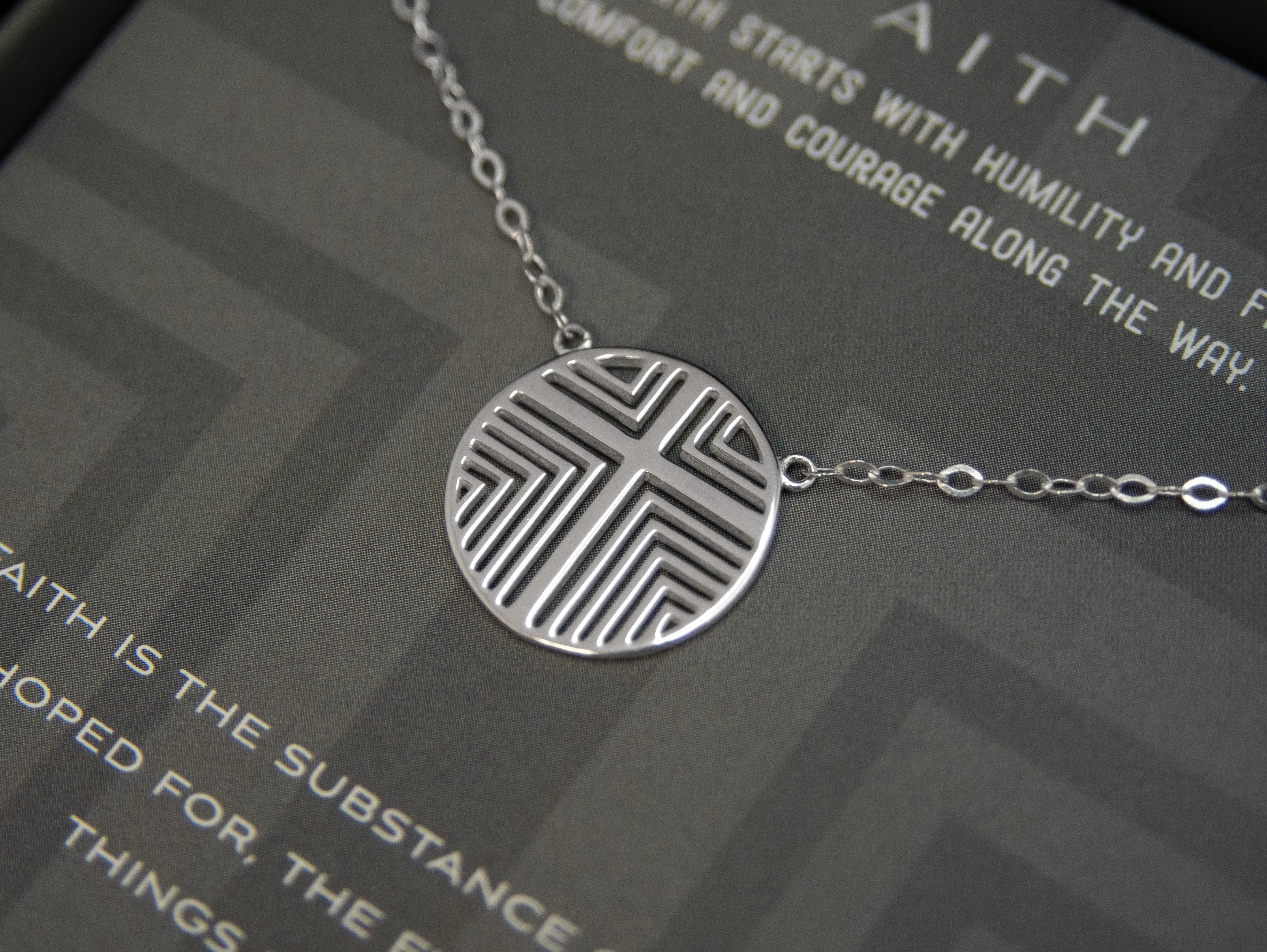 faith 18mm necklace • hebrews 11:1