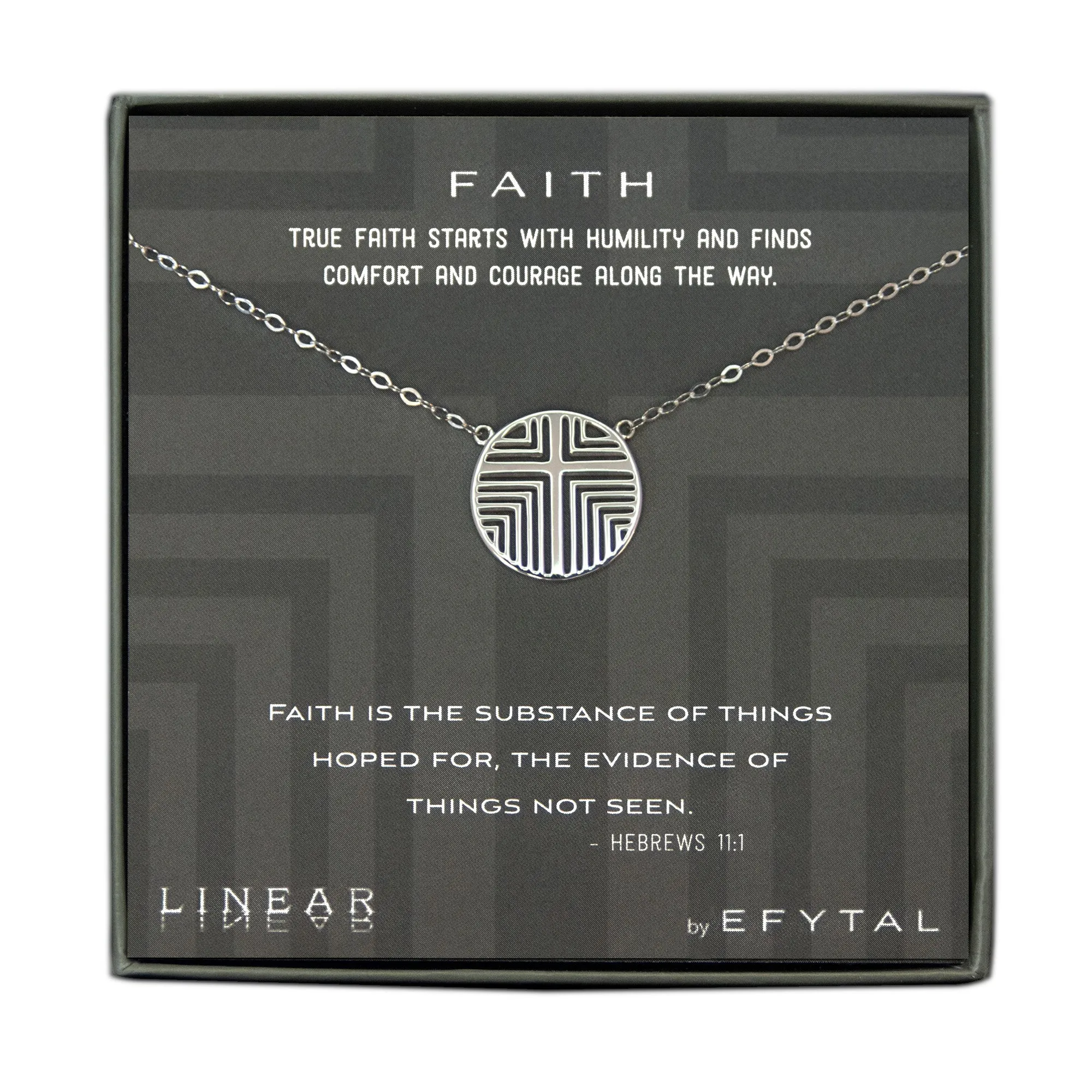 faith 18mm necklace • hebrews 11:1
