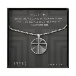 faith 25mm necklace • 1 corinthians 16:13