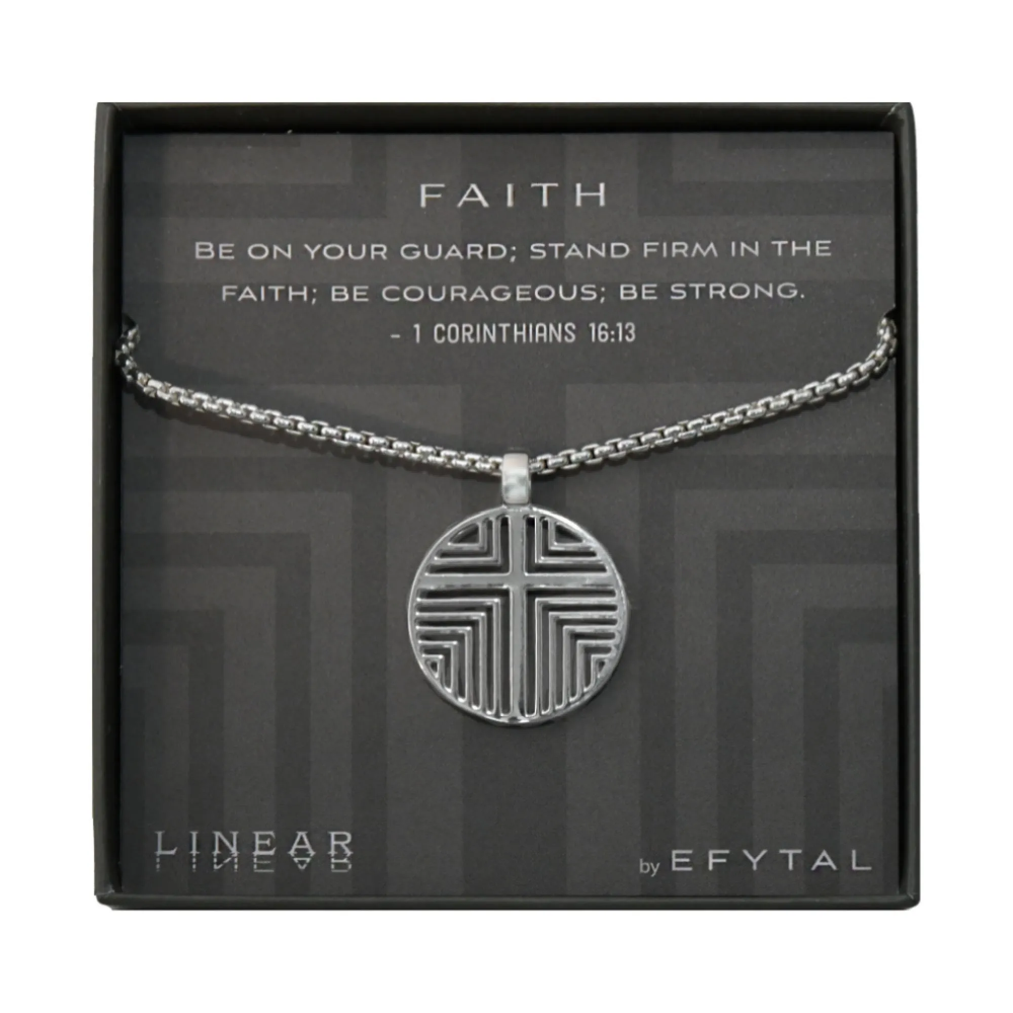 faith 25mm necklace • 1 corinthians 16:13