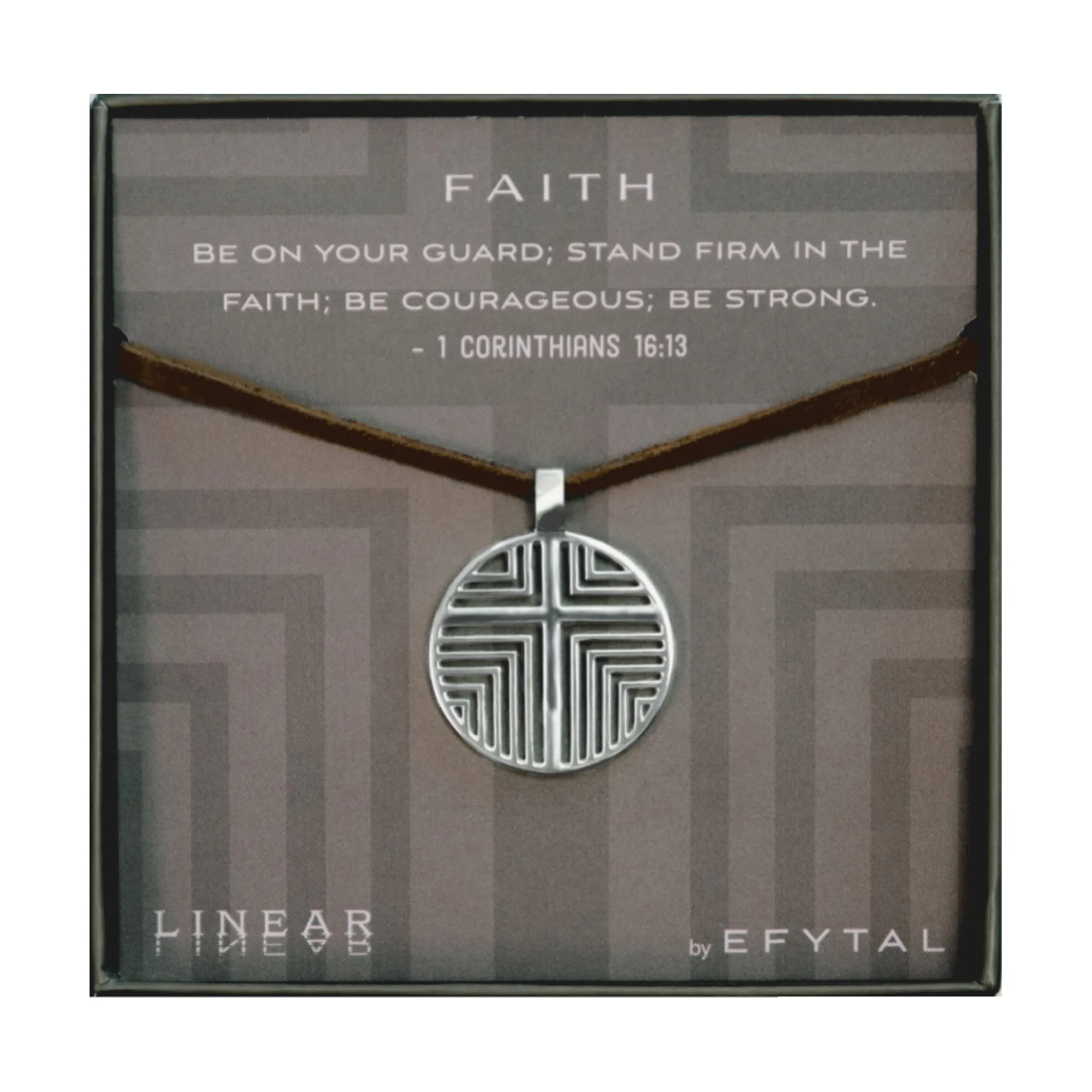 faith 25mm necklace • 1 corinthians 16:13