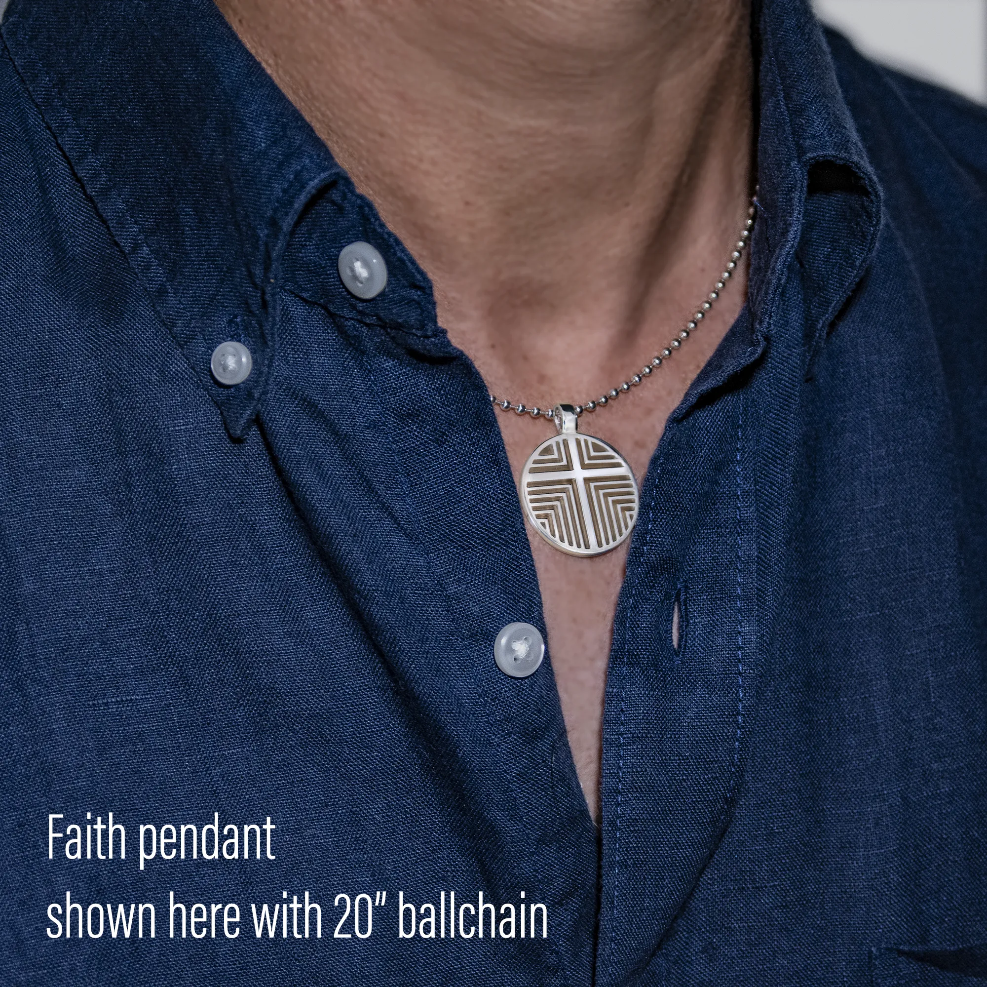 faith 25mm necklace • God knows