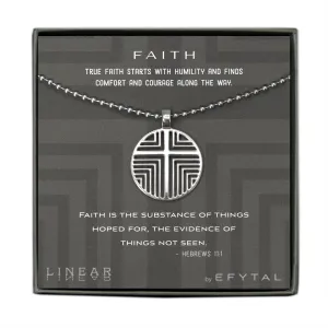 faith 25mm necklace • hebrews 11:1