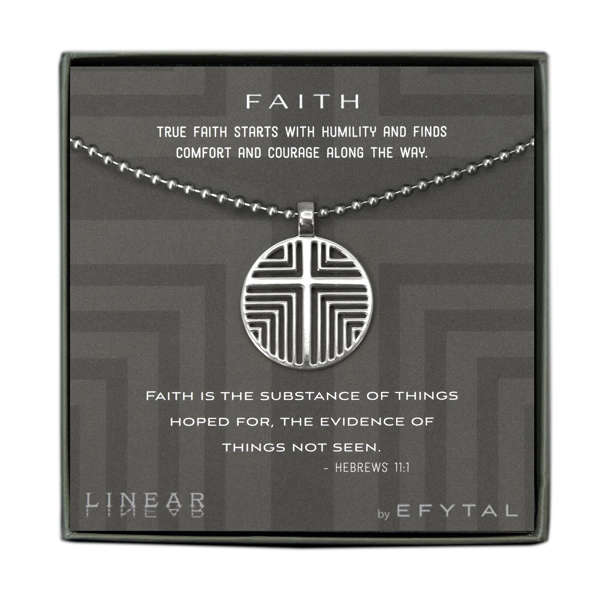 faith 25mm necklace • hebrews 11:1