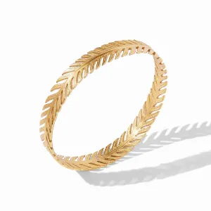 Fern Bangle (Gold)