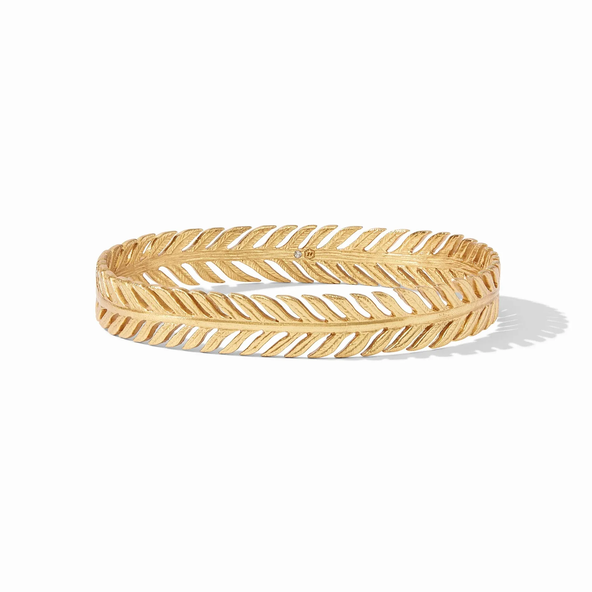 Fern Bangle (Gold)