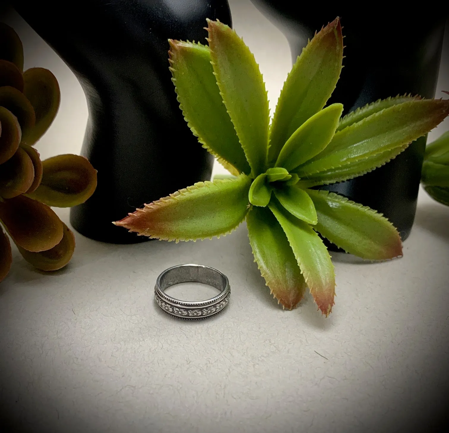 Floral Stacking Ring