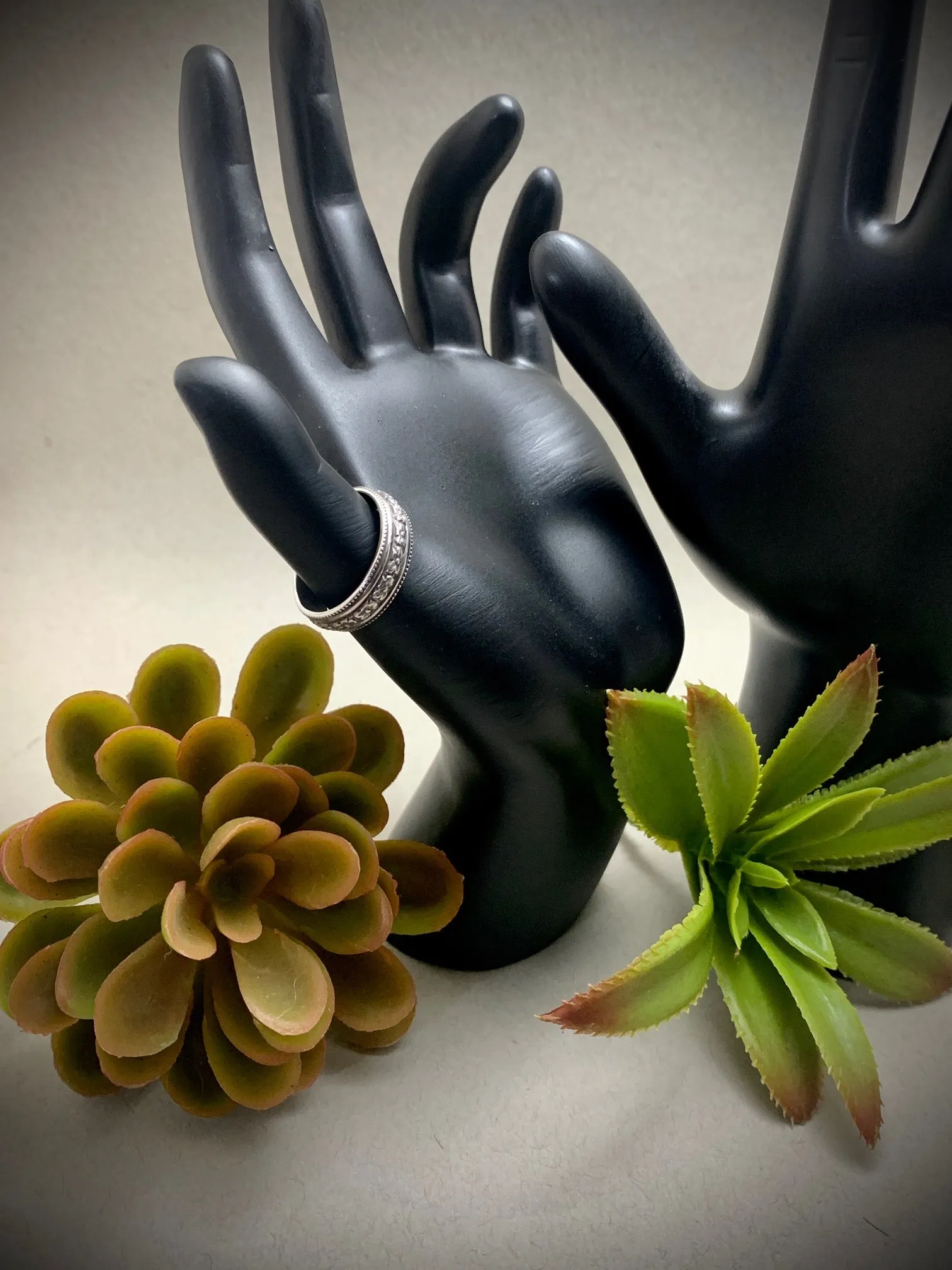Floral Stacking Ring