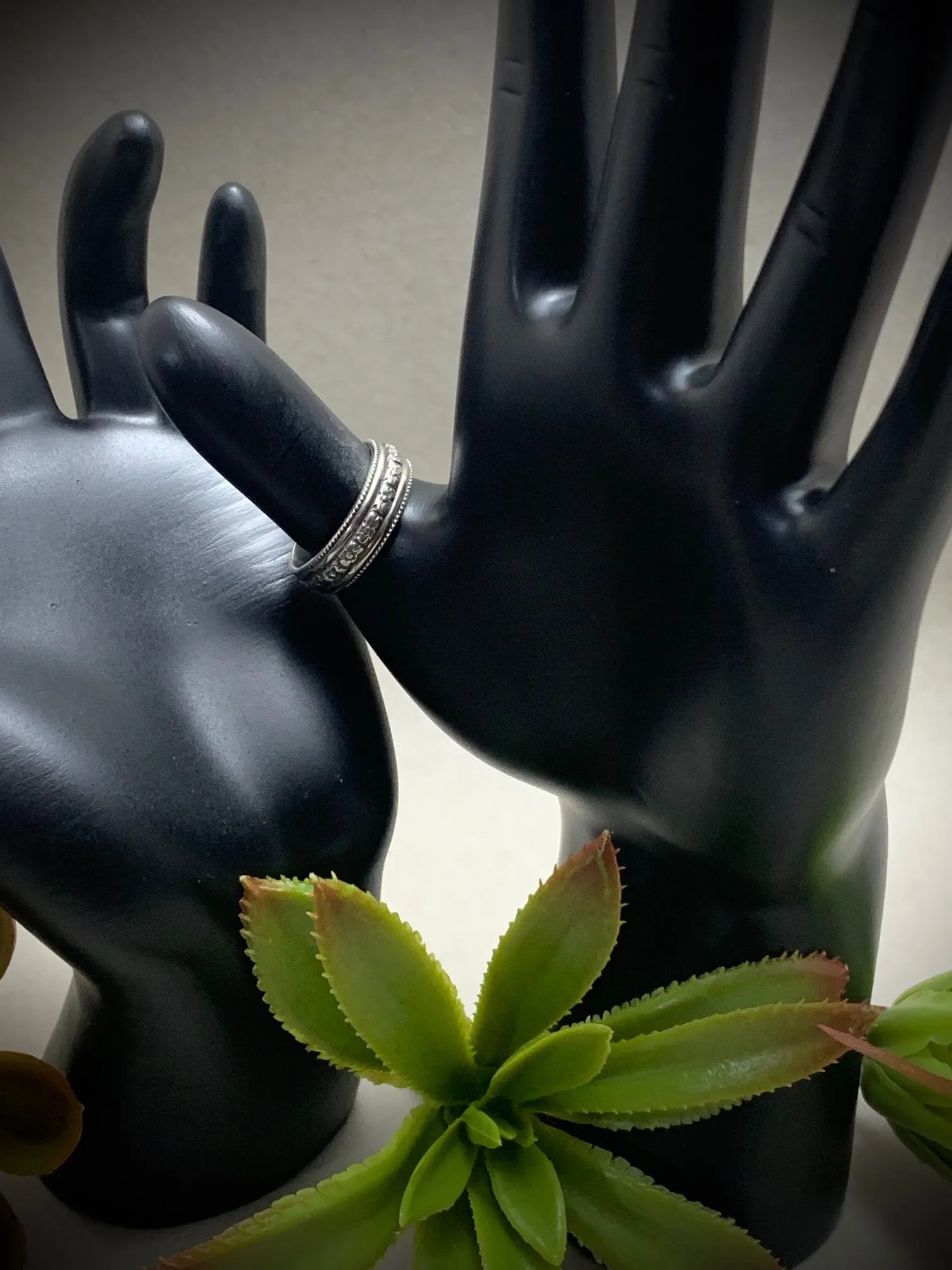 Floral Stacking Ring