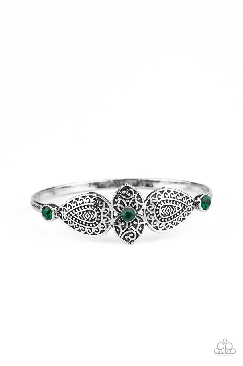 Flourishing Fashion Green Paparazzi Bracelet
