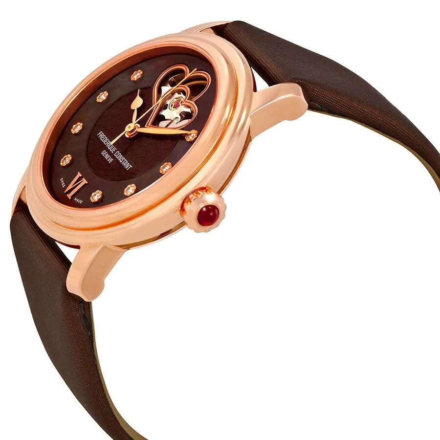 Frederique Constant  Automatic Brown Dial Ladies Watch FC-310CDHB2P4