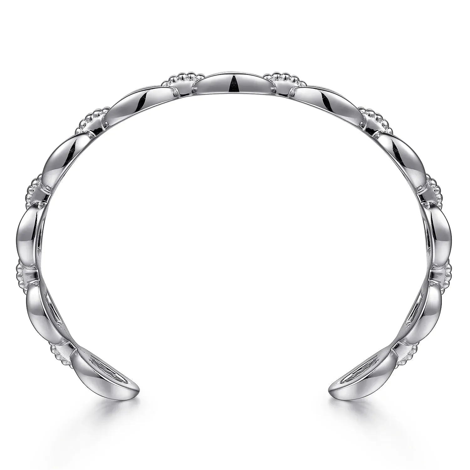 Gabriel & Co. Fashion 925 Sterling Silver Oval Link Cuff