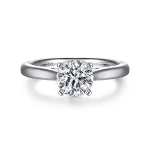 Gabriel & Co. Round Diamond Engagement Ring ER6685W4JJJ