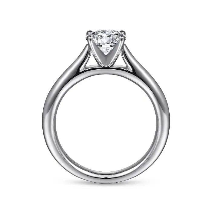Gabriel & Co. Round Diamond Engagement Ring ER6685W4JJJ