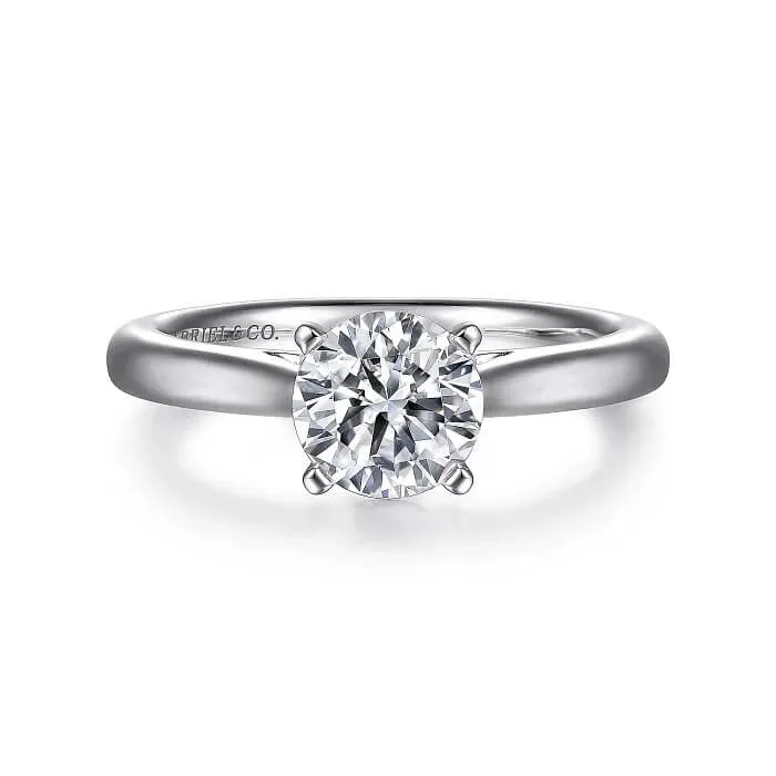 Gabriel & Co. Round Diamond Engagement Ring ER6685W4JJJ