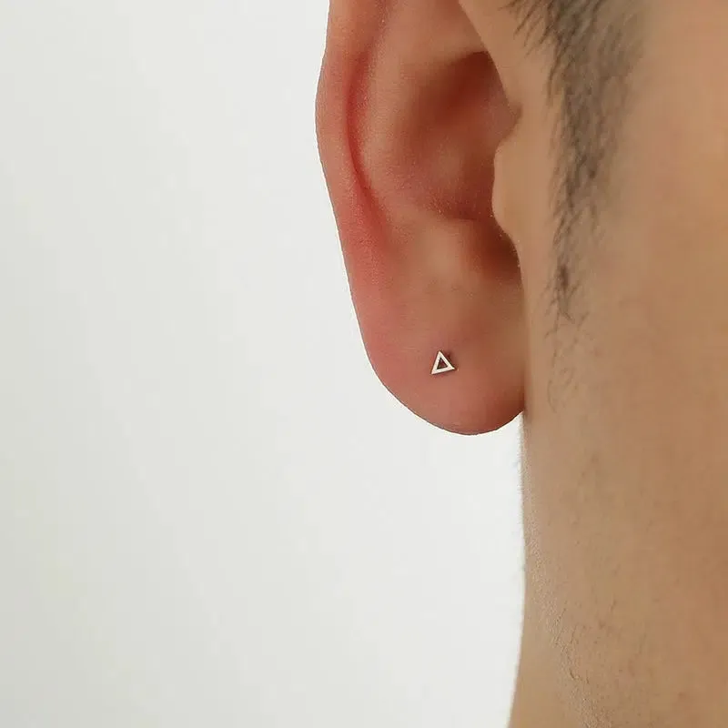 Geometric Square Minimalist Stud Earrings