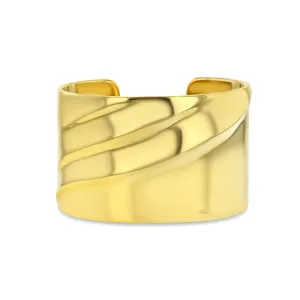 Gold Open-Ended Bangle