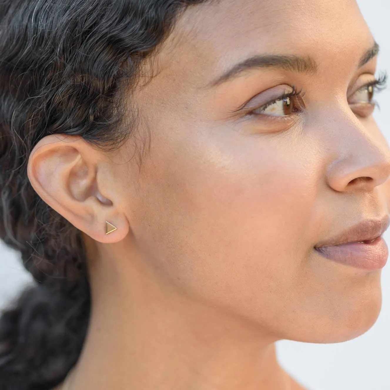 Golden Triangle Earrings