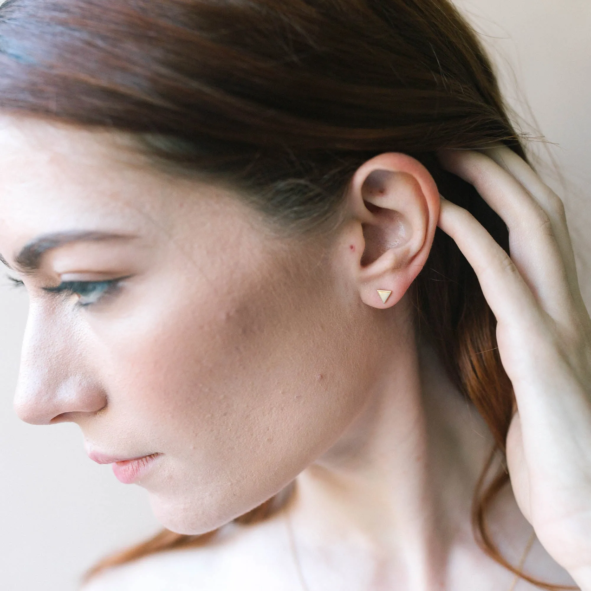 Golden Triangle Earrings