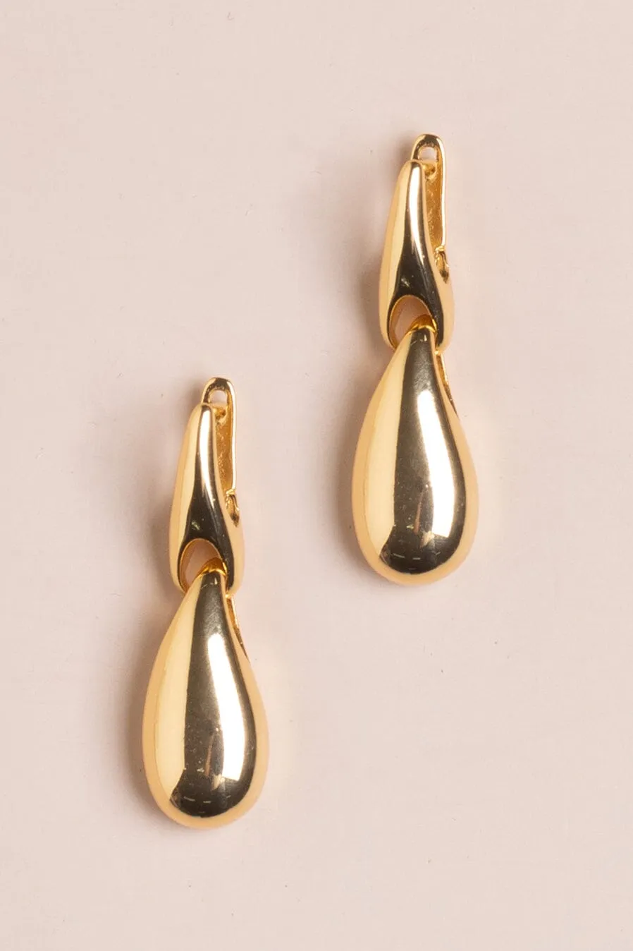 Golden Waterdrop Earrings