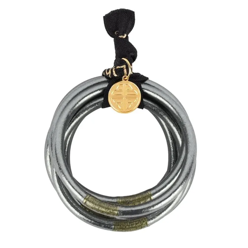Graphite All Weather Bangles® (AWB®) - Serenity Prayer Medium