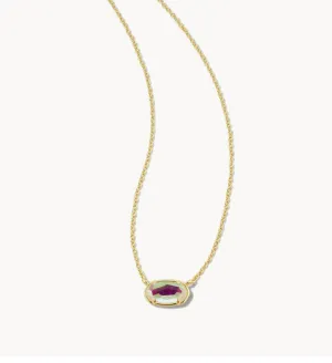 GRAYSON  PDNT NECKLACE- GOLD DICHROIC