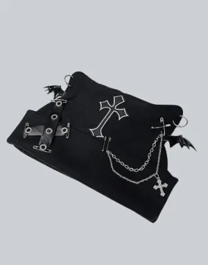 Grunge Beanie with Cat Ears for Edgy Fashion Lovers