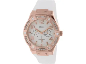 Guess Rose Gold Silicon Strap Women's Watch W0426L1