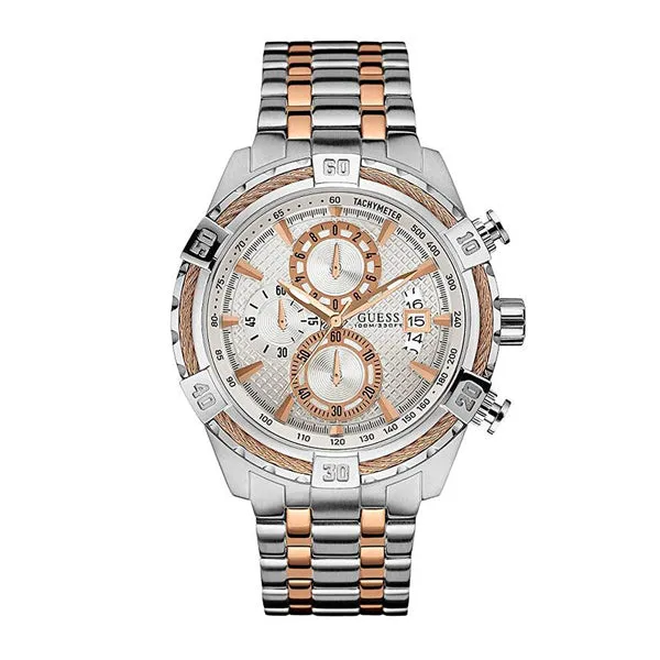Guess Two-Toned Stainless Steel Men's Watch W0522G4