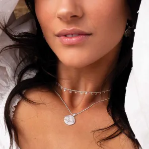Halcyon Pendant Necklace / Silver