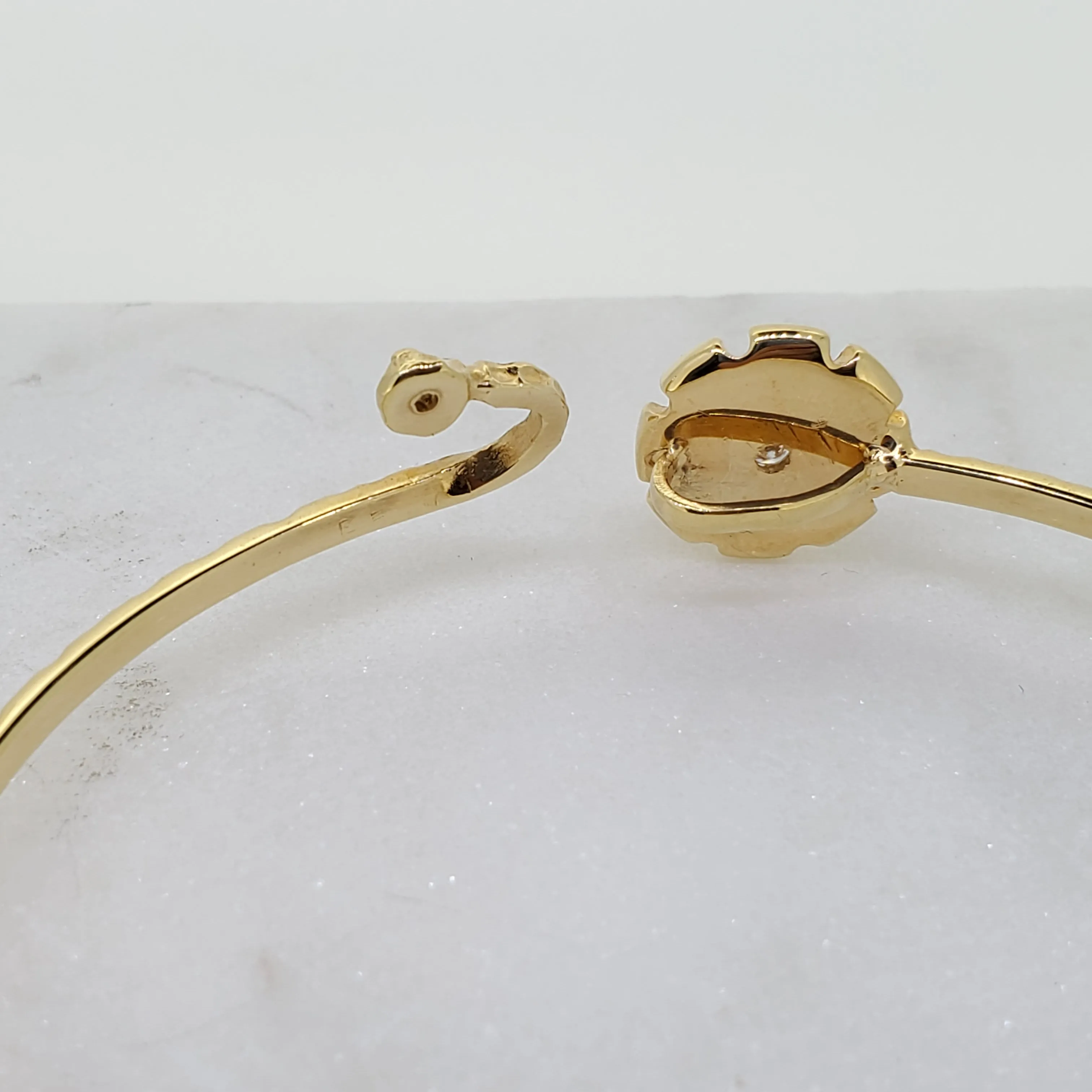 Handmade Hammered Bangle