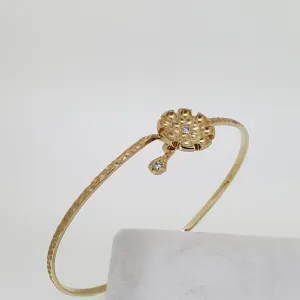 Handmade Hammered Bangle