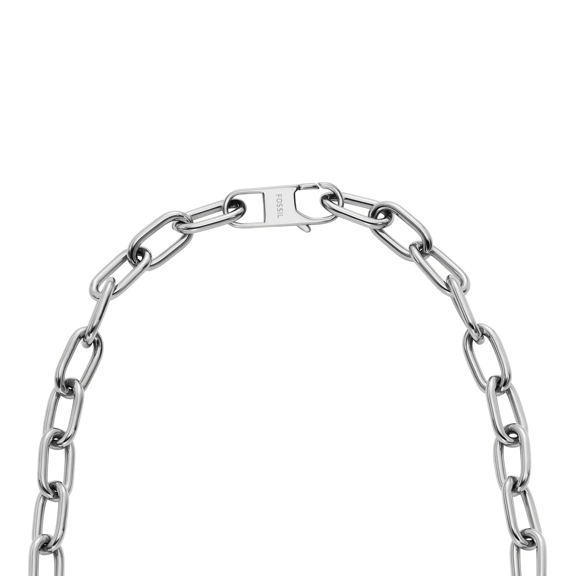 Harlow Linear Texture Heart Stainless Steel Pendant Necklace