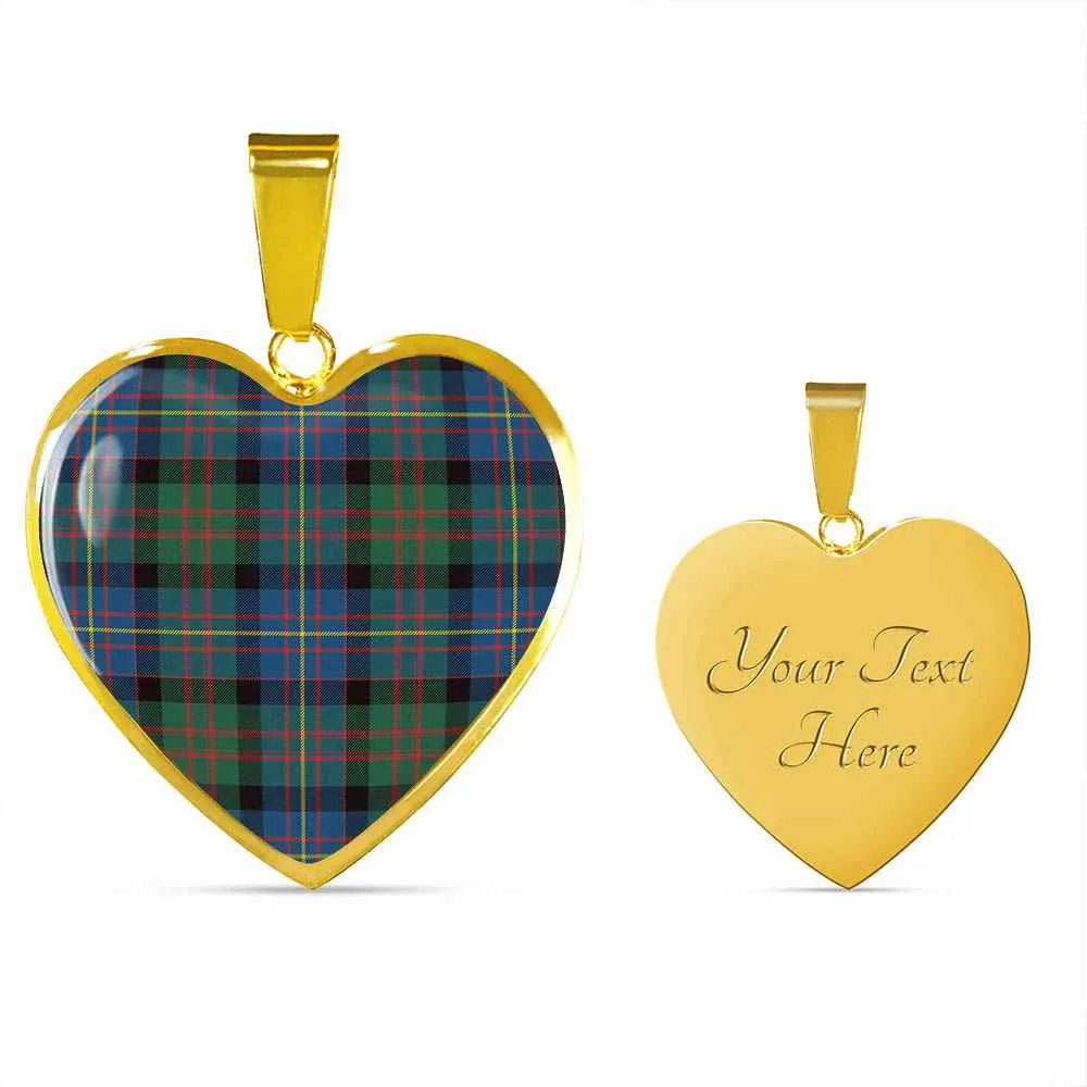Heart of Tartan High-end Cameron Necklace Ancient Futuristic Clan Scottish Erracht