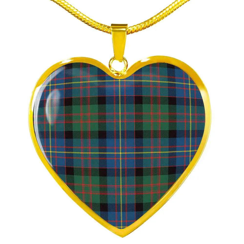 Heart of Tartan High-end Cameron Necklace Ancient Futuristic Clan Scottish Erracht